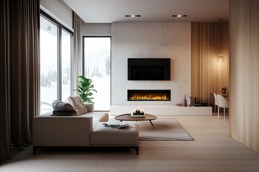 Dimplex Ignite Evolve 100" Built-In Electric Fire - Black | EVO2500