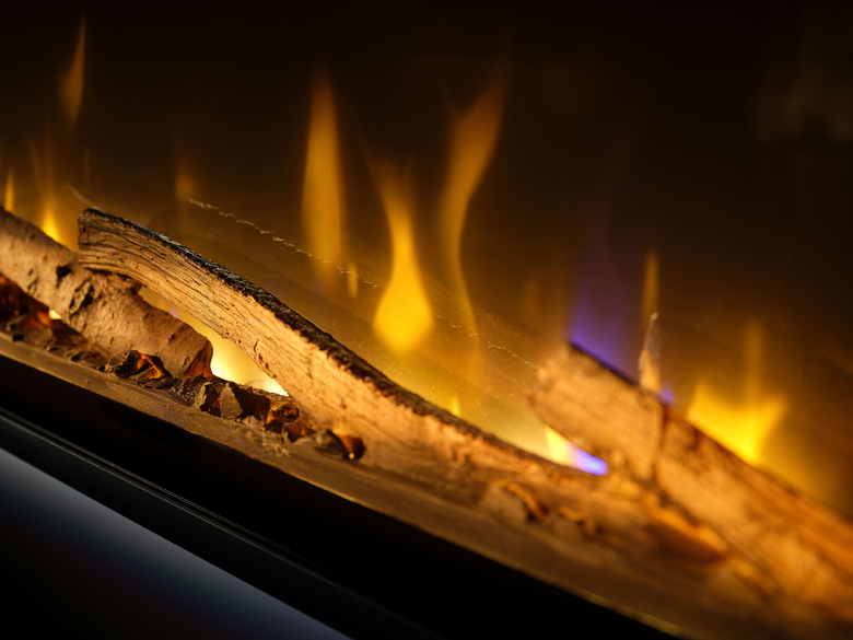 Dimplex Ignite Evolve 100" Built-In Electric Fire - Black | EVO2500
