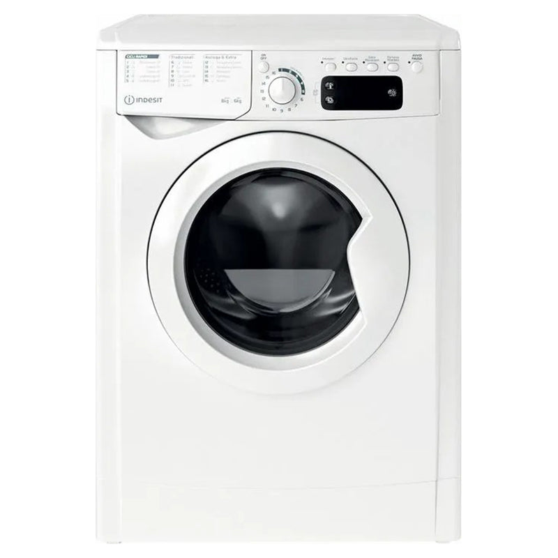 Indesit 8/6KG 1351 Spin Freestanding Washer Dryer - White | EWDE861483W from Indesit - DID Electrical