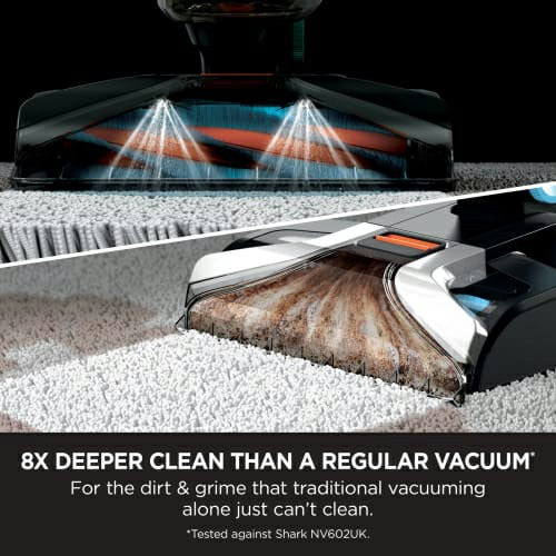 Shark CarpetXpert Built-In StainStriker Vacuum Cleaner - Rotator White | EX200uk from Shark - DID Electrical