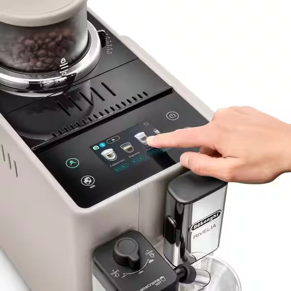 DeLonghi Rivelia 1.4L Automatic Coffee Machine - Sand Beige | EXAM440.55.BG from DeLonghi - DID Electrical