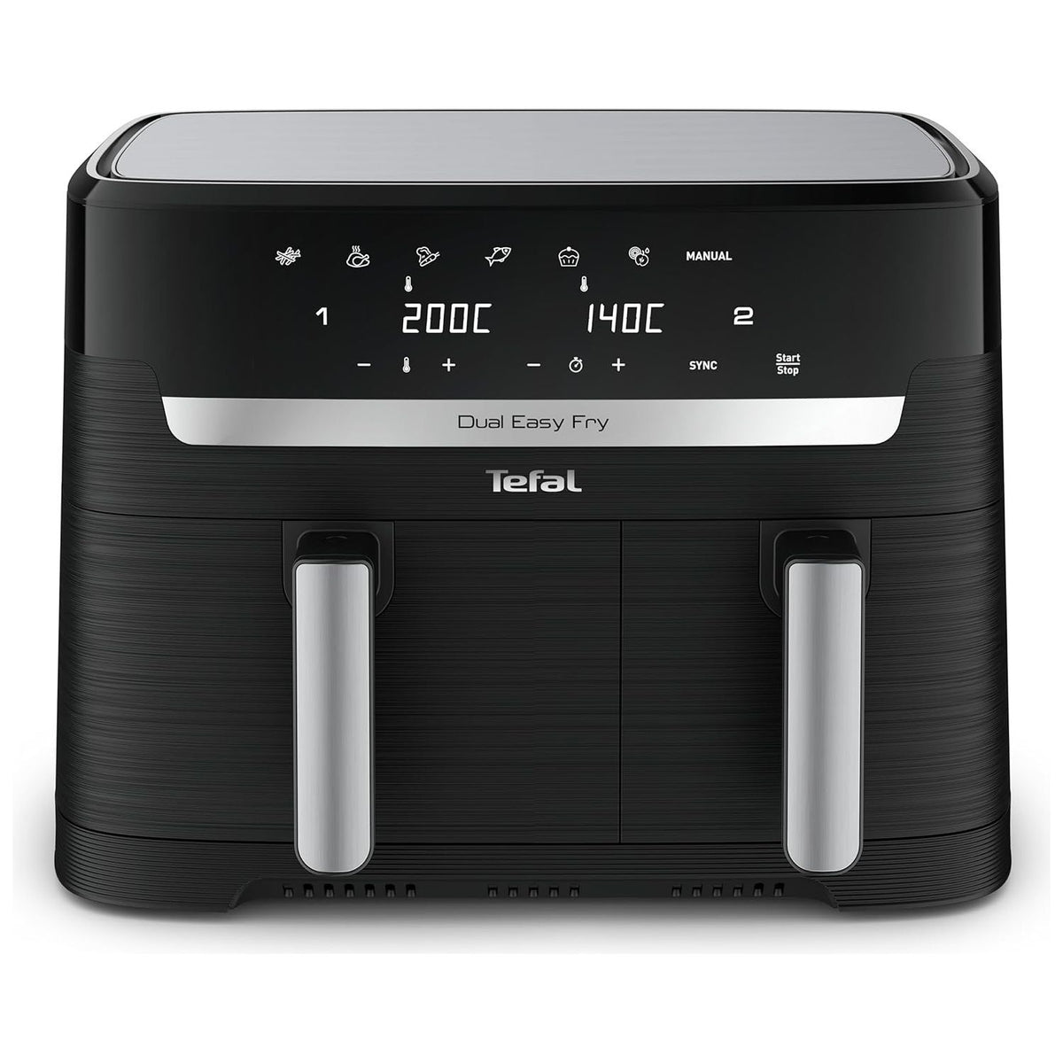 Tefal 8.3L 2700W Dual Zone 7 in 1 Digital Air Fryer - Black | EY901840 from Tefal - DID Electrical
