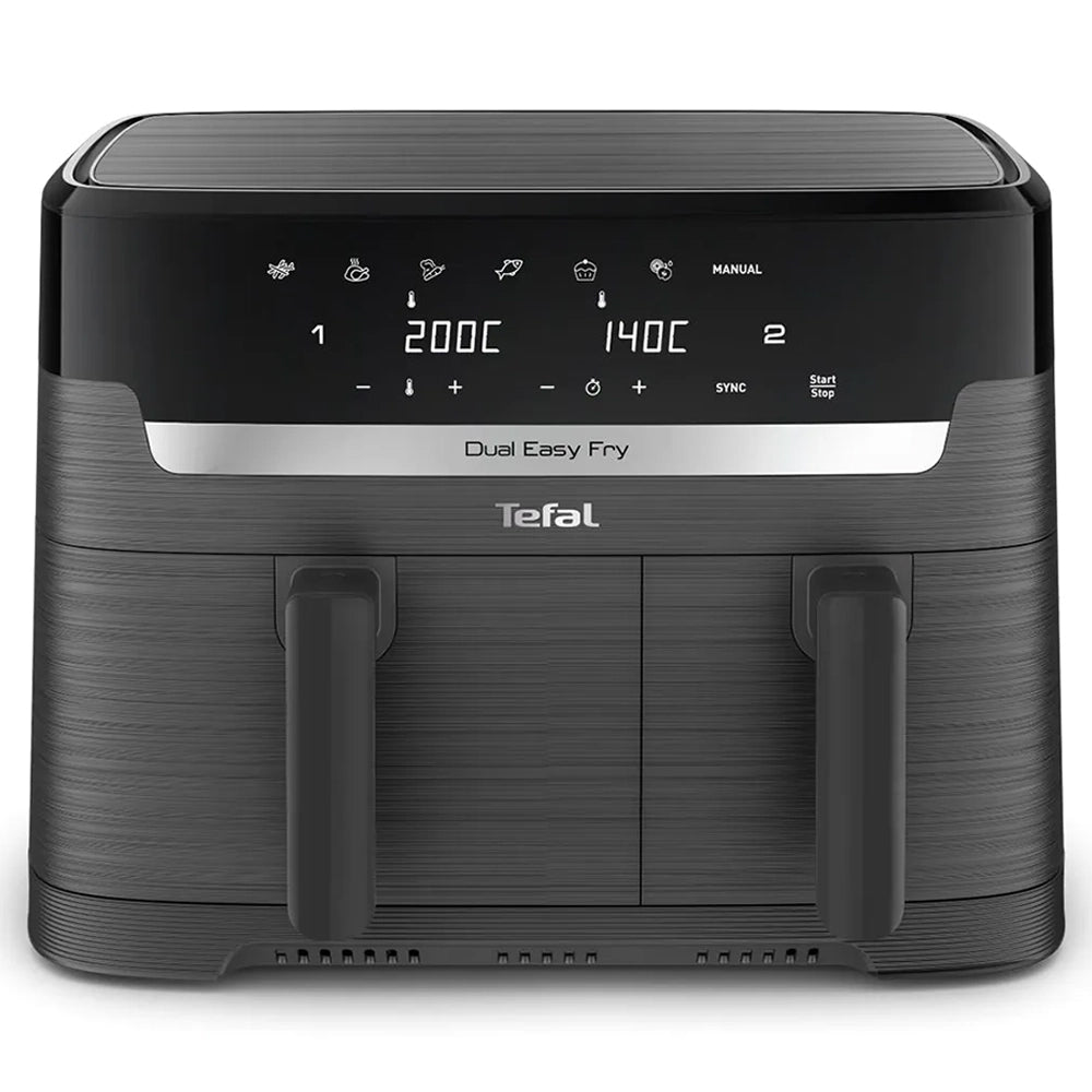 Tefal 8.3L Easy Fry Dual Air Fryer - Coal | EY901HG0 from Tefal - DID Electrical