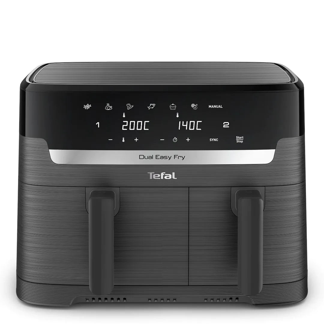 Tefal 8.3L Easy Fry Dual Air Fryer - Coal | EY901HG0 from Tefal - DID Electrical