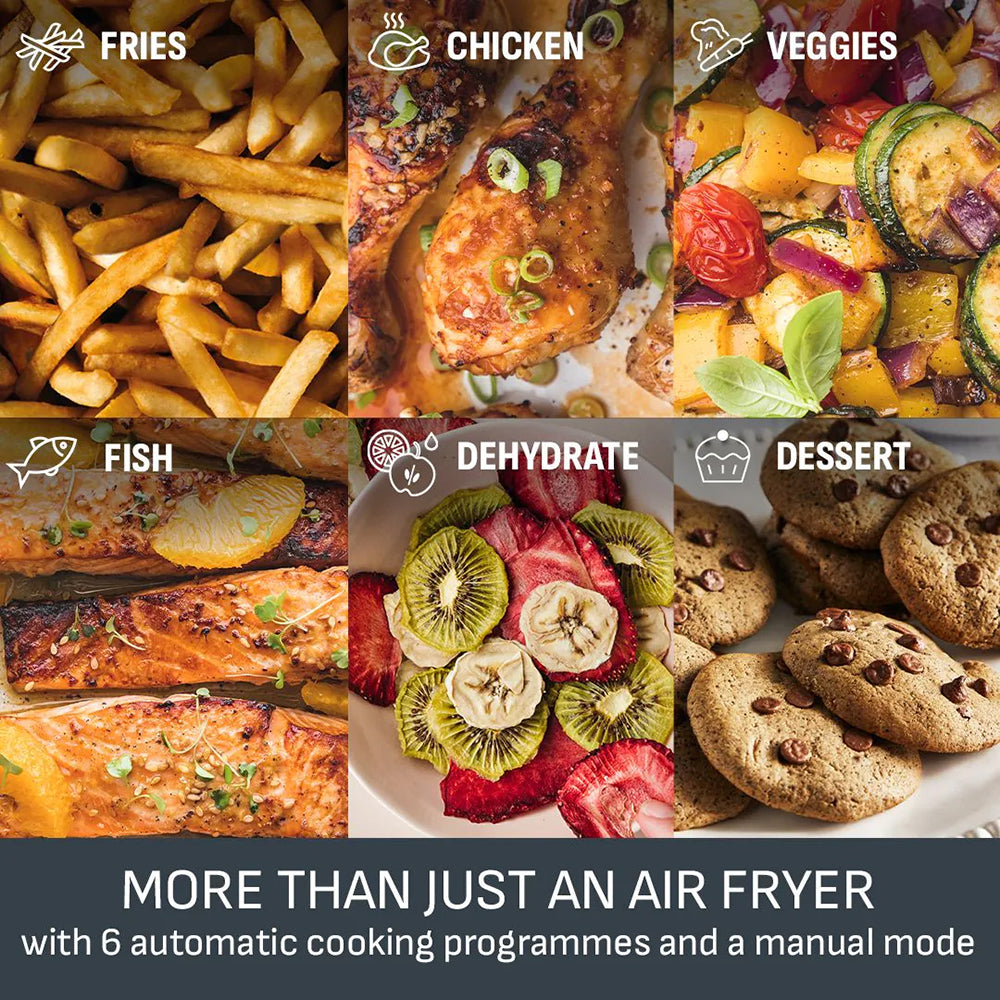 Tefal Easy Fry Dual XXL 11L Air Fryer - Stainless Steel | EY942DG1 from Tefal - DID Electrical