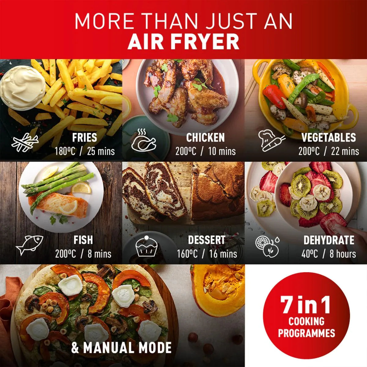 Tefal Easy Fry Dual XXL 11L Air Fryer - Coal Grey | EY942HG0 from Tefal - DID Electrical