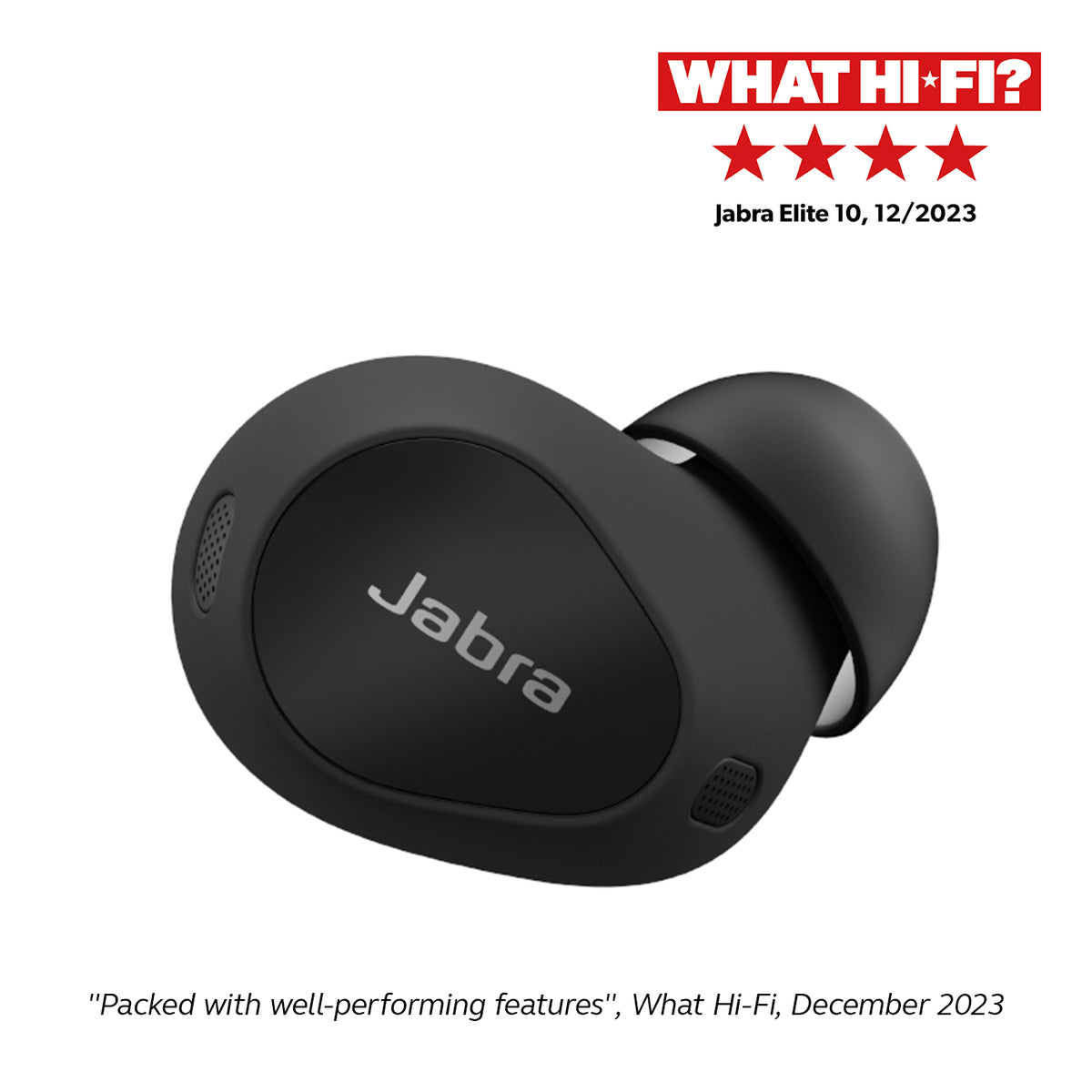 Jabra Elite 10 In-Ear Earbuds - Titanium Black | 100-99280900-99 from Jabra - DID Electrical