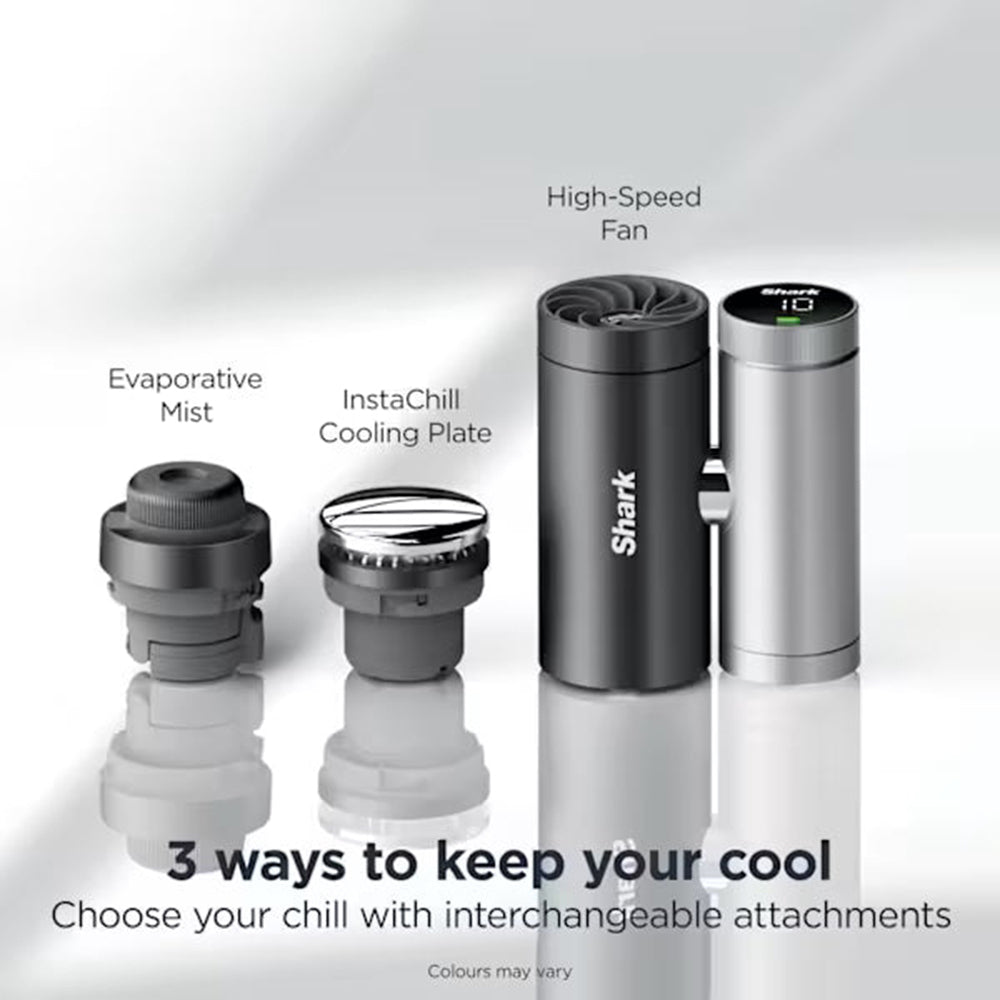 Shark ChillPill 3-in-1 Portable Misting Fan - Glacier | FA022UKBL from Shark - DID Electrical