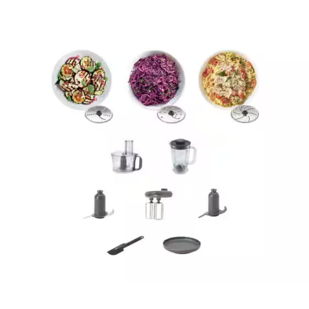 Kenwood 2.1L MultiPro Compact+ Food Processor - Brushed Metal | FDM310SS from Kenwood - DID Electrical