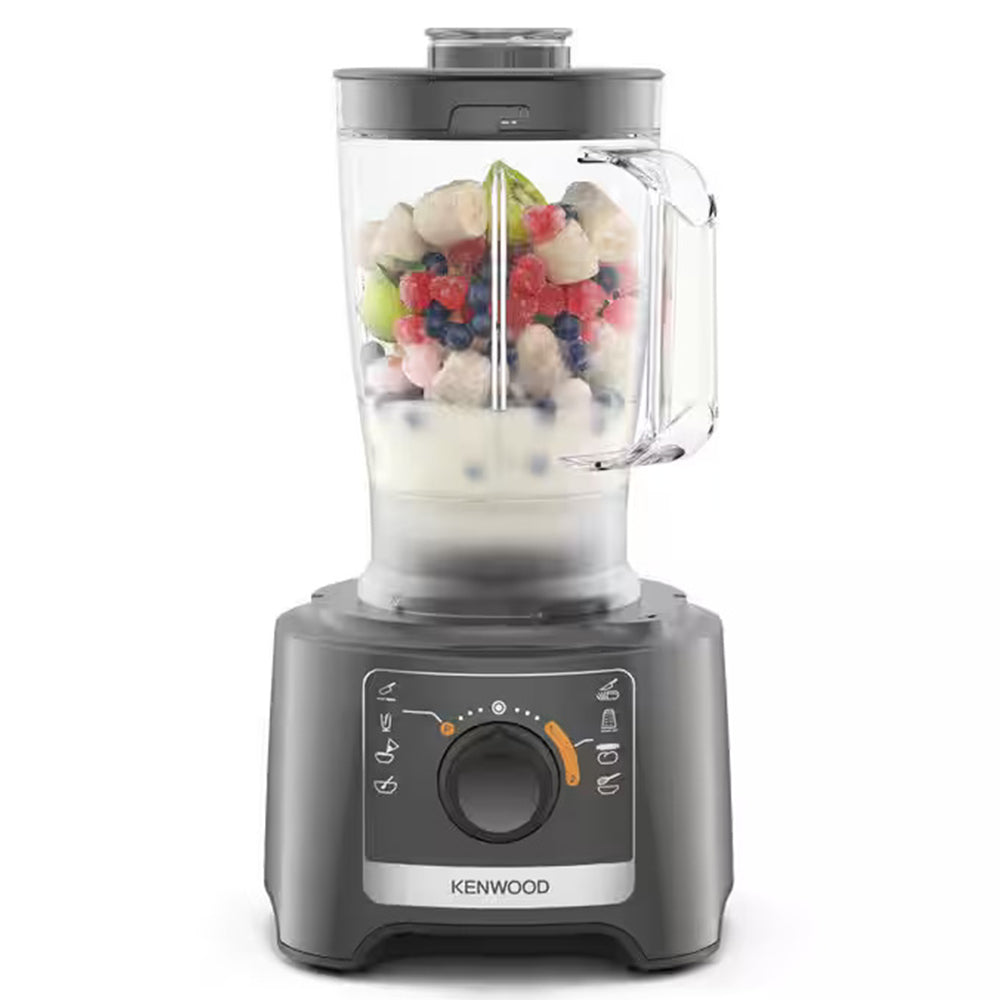 Kenwood Multipro Compact 2.1/1.2L 800W Food Processor &amp; Blender - Slate Grey | FDP31.170GY from Kenwood - DID Electrical