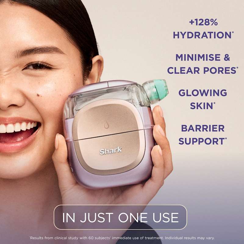 Shark FacialPro Glow At Home Hydro-Powered Facial System - Spa Blue | FH320UK