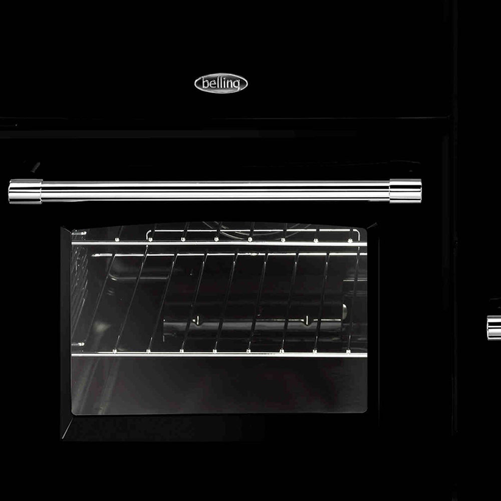 Belling Framhouse 110cm Dual Fuel Range Cooker - Black | FH110DFTBK from Belling - DID Electrical