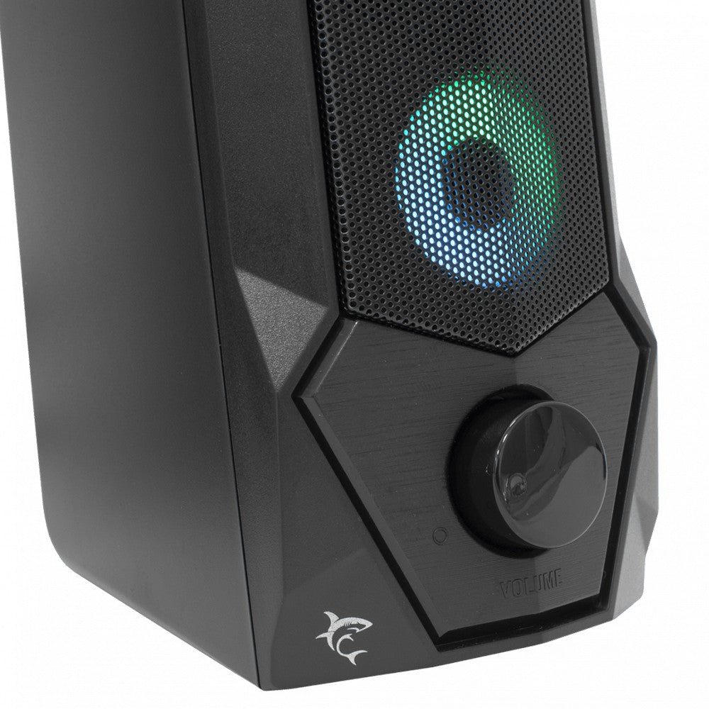 White Shark 2.0 Stereo Speaker - Black | FLOW from White Shark - DID Electrical