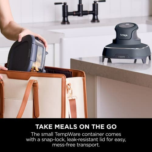 Ninja CRISPi 4-in-1 Portable Glass Air Fryer - Cyber Space | FN101UK from Ninja - DID Electrical