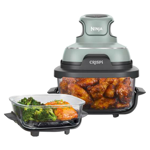 Ninja CRISPi 4-in-1 Portable Glass Air Fryer - Sage | FN101UKSG from Ninja - DID Electrical