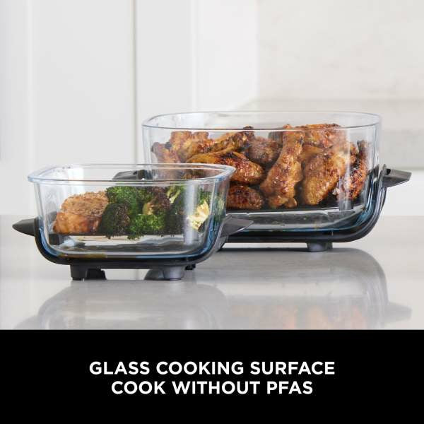 Ninja CRISPi 4-in-1 Portable Glass Air Fryer - Stone | FN101UKST from Ninja - DID Electrical