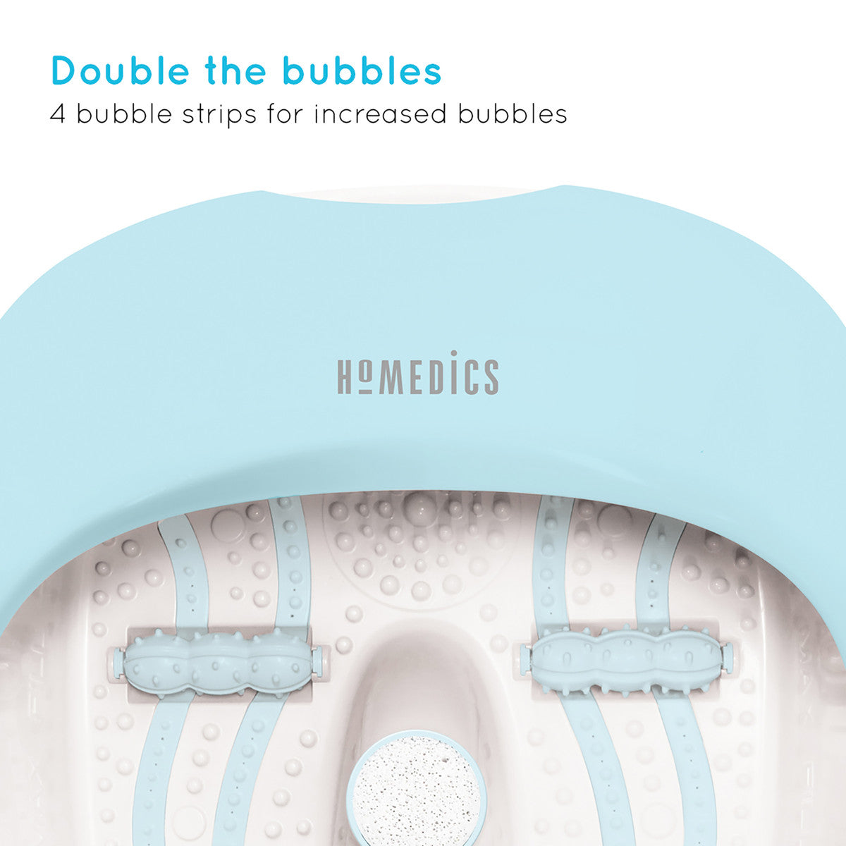 Homedics Luxury Foot Spa - White & Blue | FS-100 from Homedics - DID Electrical