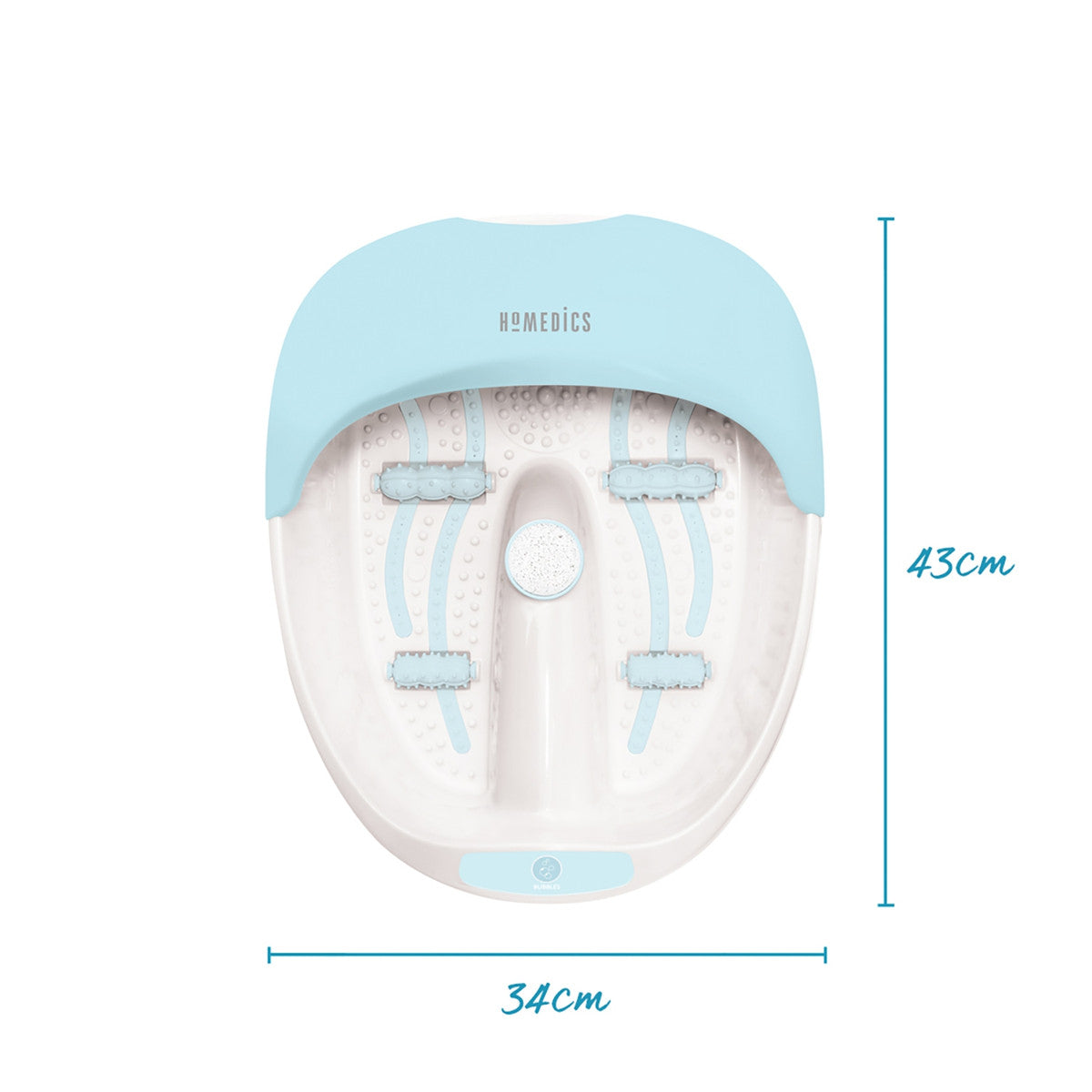 Homedics Luxury Foot Spa - White & Blue | FS-100 from Homedics - DID Electrical