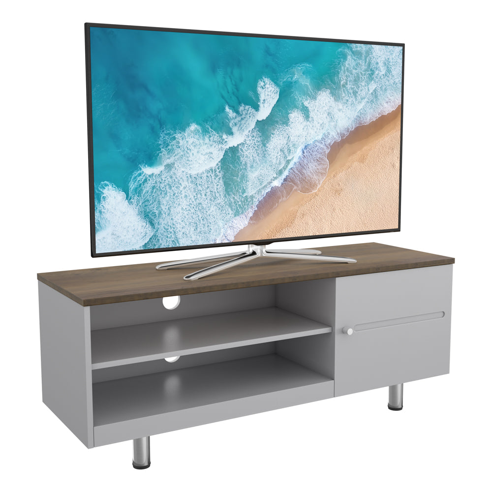 AVF Whitesands TV Stand for 60" TV - Satin Grey | FS1200WSSG from AVF - DID Electrical