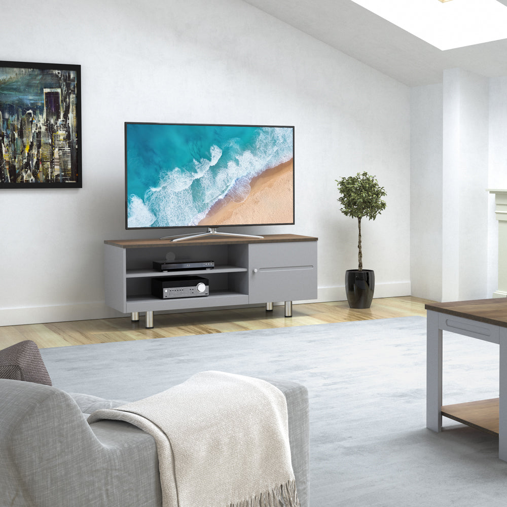 AVF Whitesands TV Stand for 60" TV - Satin Grey | FS1200WSSG from AVF - DID Electrical