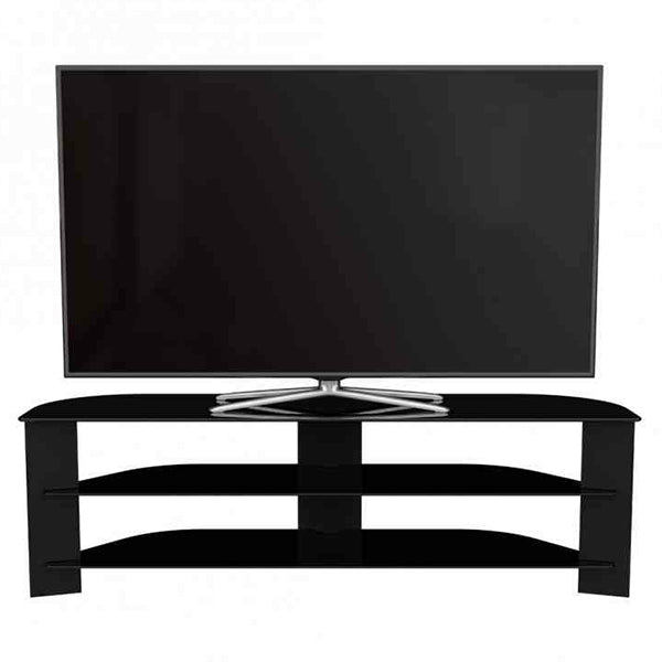 Varano Corner TV Stand for Up to 75&quot; TV - Black | FS1500VARBB from Varano - DID Electrical