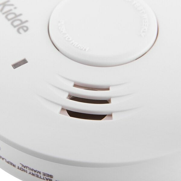 Kidde Battery Powered Smoke Alarm with Hush - White | FSK10Y29 from Kidde - DID Electrical