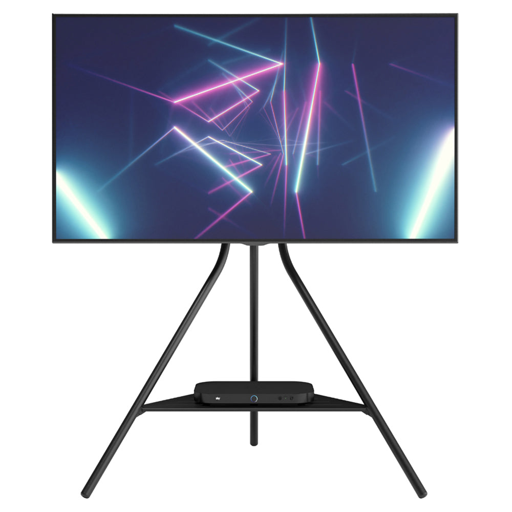 AVF Tiga Freestanding Metal TV Stand - Black | FSL900TIGB from AVF - DID Electrical