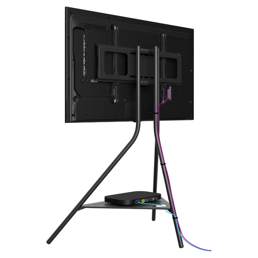 AVF Tiga Freestanding Metal TV Stand - Black | FSL900TIGB from AVF - DID Electrical