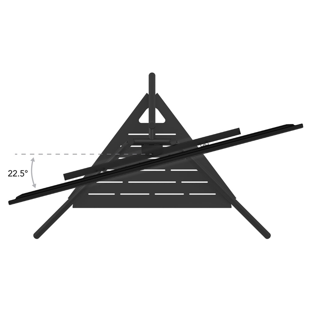 AVF Tiga Freestanding Metal TV Stand - Black | FSL900TIGB from AVF - DID Electrical
