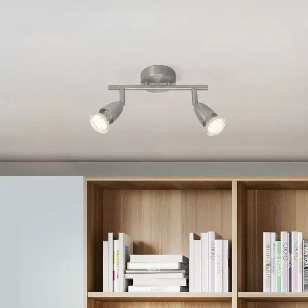 Brilliant 2 Light 6W Amalfi LED Spotlight - Iron | G21513/13 from Brilliant - DID Electrical