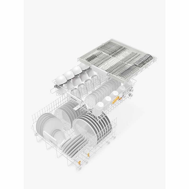 Miele 60cm 14 Place Freestanding Standard Dishwasher - Brilliant White | G5110SC from Miele - DID Electrical