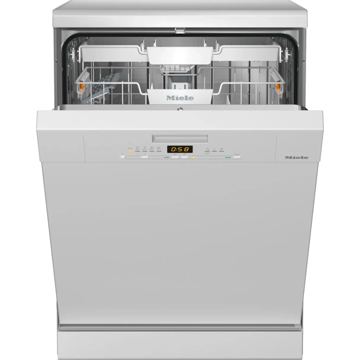 Miele 60cm 14 Place Freestanding Standard Dishwasher - Brilliant White | G5110SC from Miele - DID Electrical