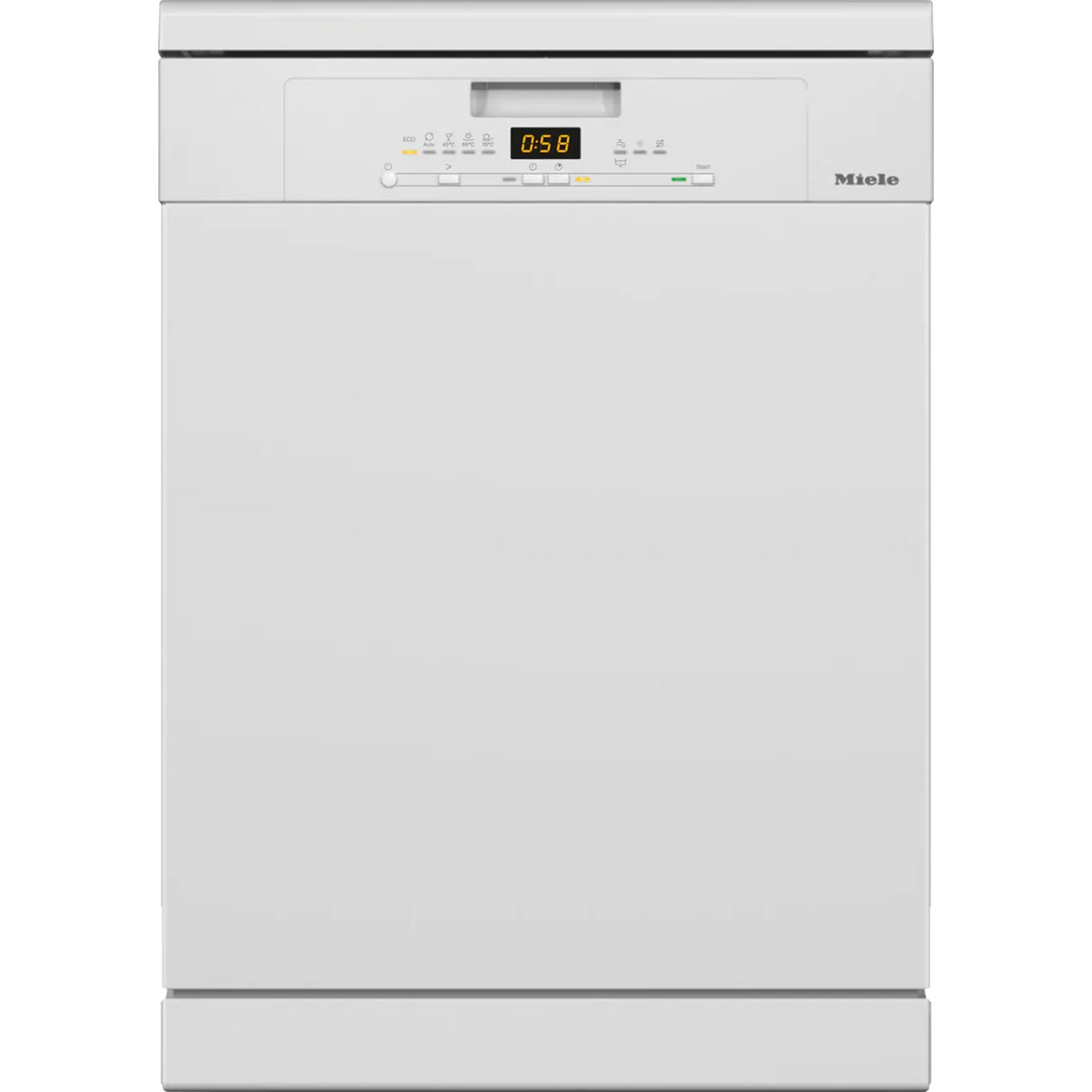Miele 60cm 14 Place Freestanding Standard Dishwasher - Brilliant White | G5110SC from Miele - DID Electrical