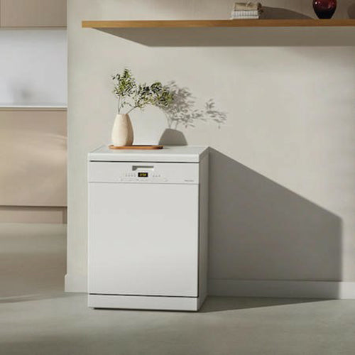 Miele 60cm 14 Place Freestanding Standard Dishwasher - Brilliant White | G5110SC from Miele - DID Electrical