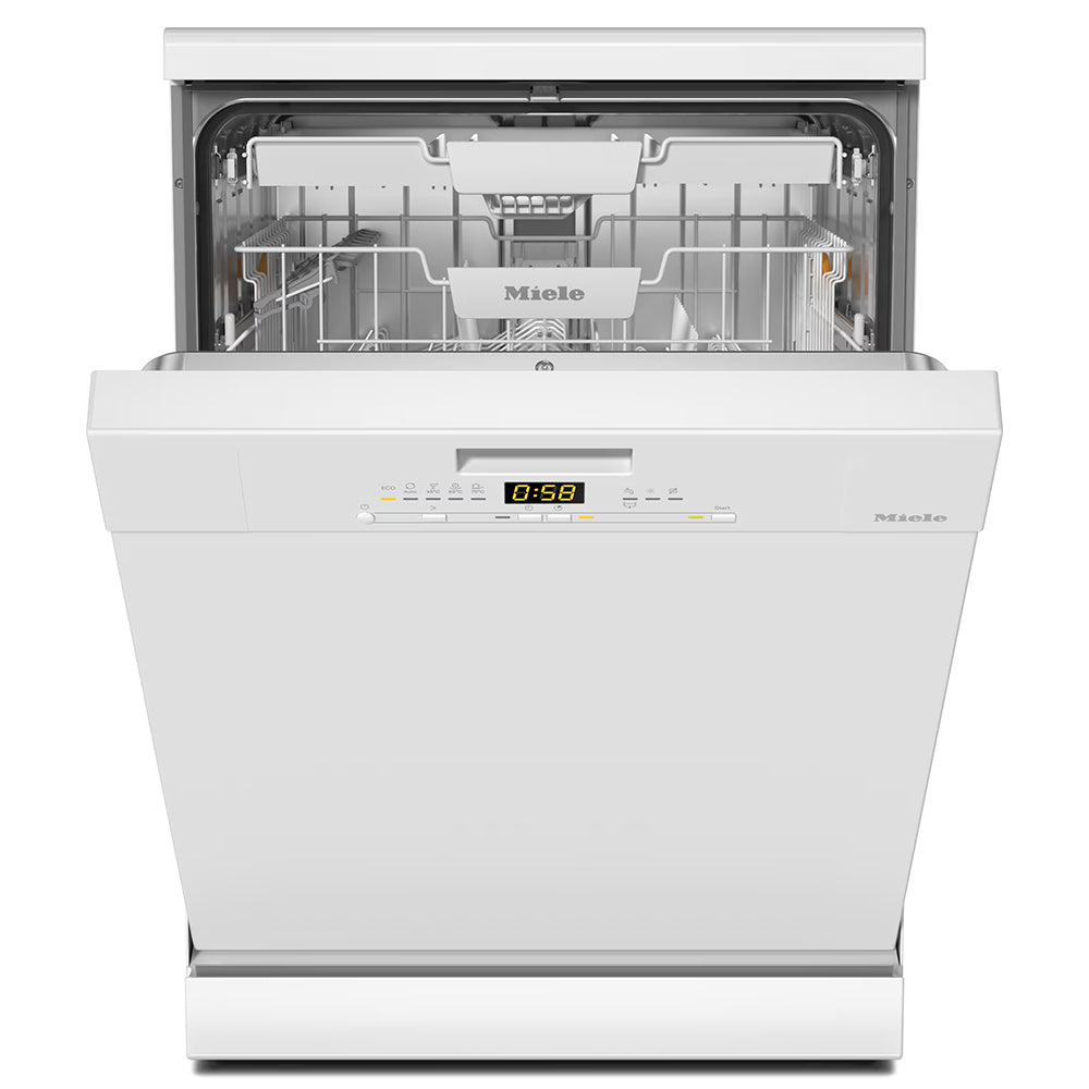 Miele Active 60CM Freestanding Standard Dishwasher - Brilliant White | G 5611 SC from Miele - DID Electrical ()