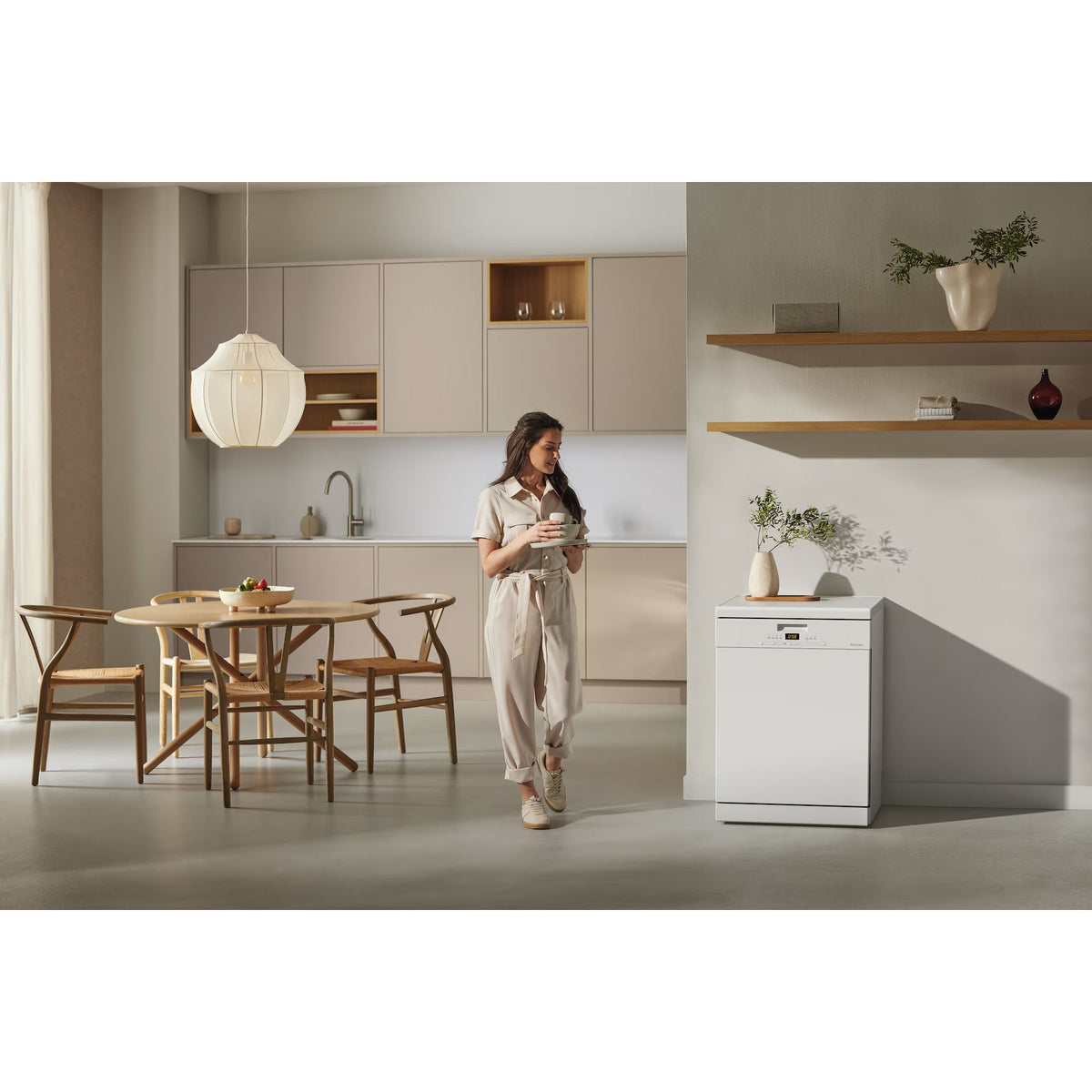 Miele Active 60CM Freestanding Standard Dishwasher - Brilliant White | G 5611 SC from Miele - DID Electrical