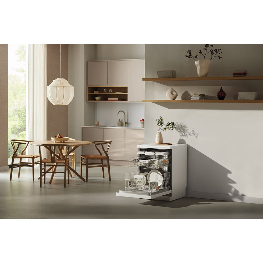 Miele Active 60CM Freestanding Standard Dishwasher - Brilliant White | G 5611 SC from Miele - DID Electrical