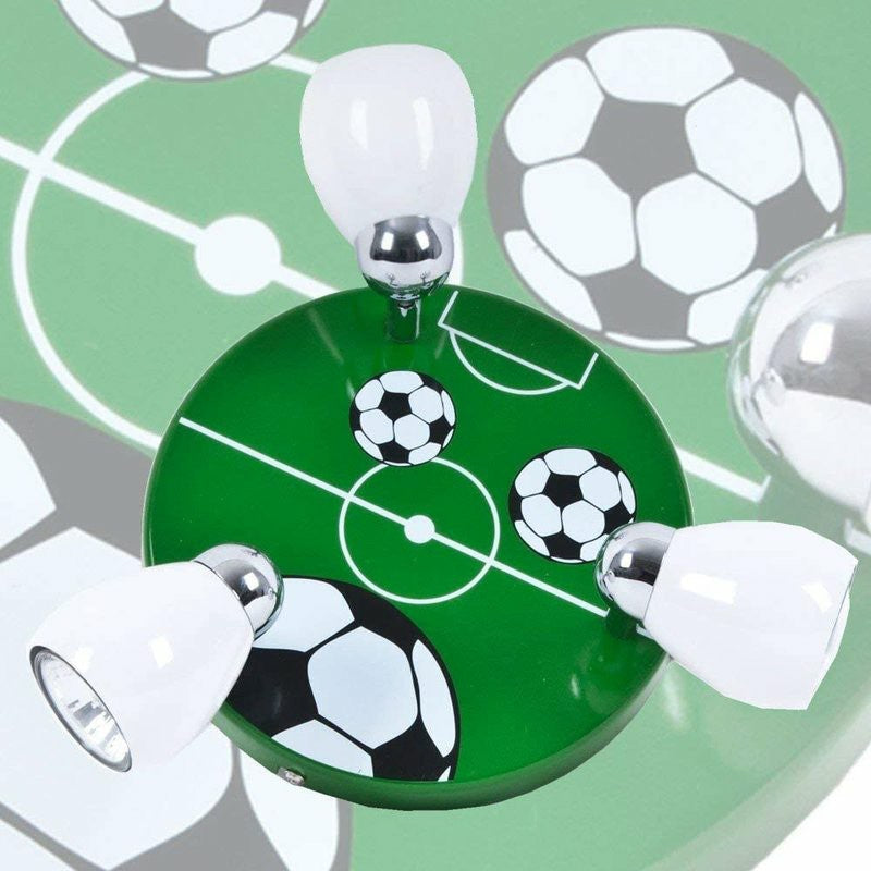 Brilliant 3 Light 9W Soccer LED Round Spotlight - Green &amp; White | G56234/74 from Brilliant - DID Electrical
