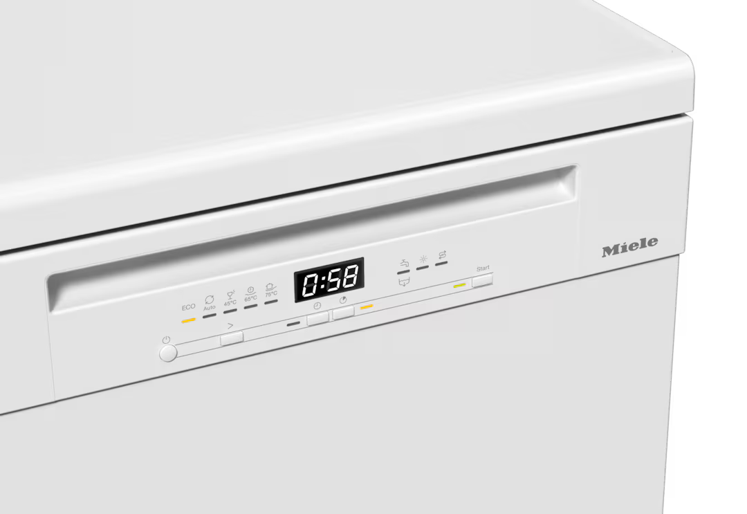 Miele Active Plus 60CM Freestanding Standard Dishwasher - Brilliant White | G 5811 SC