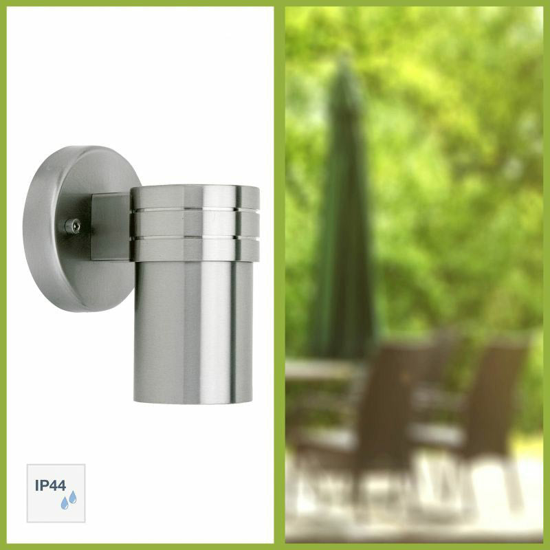 Brilliant 1 Light 3W Hanni LED Outdoor Wall Light - Stainless Steel | G96229/82 from Brilliant - DID Electrical