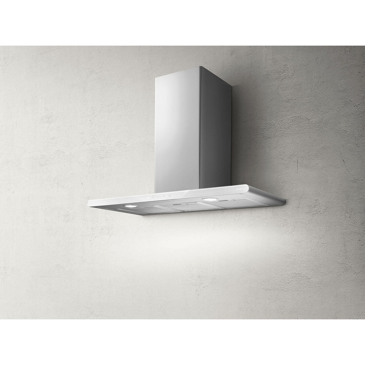 Elica 80cm Chimney Cooker Hood - Stainless Steel &amp; Black Glass | GALAXYBLIXA80 from Elica - DID Electrical