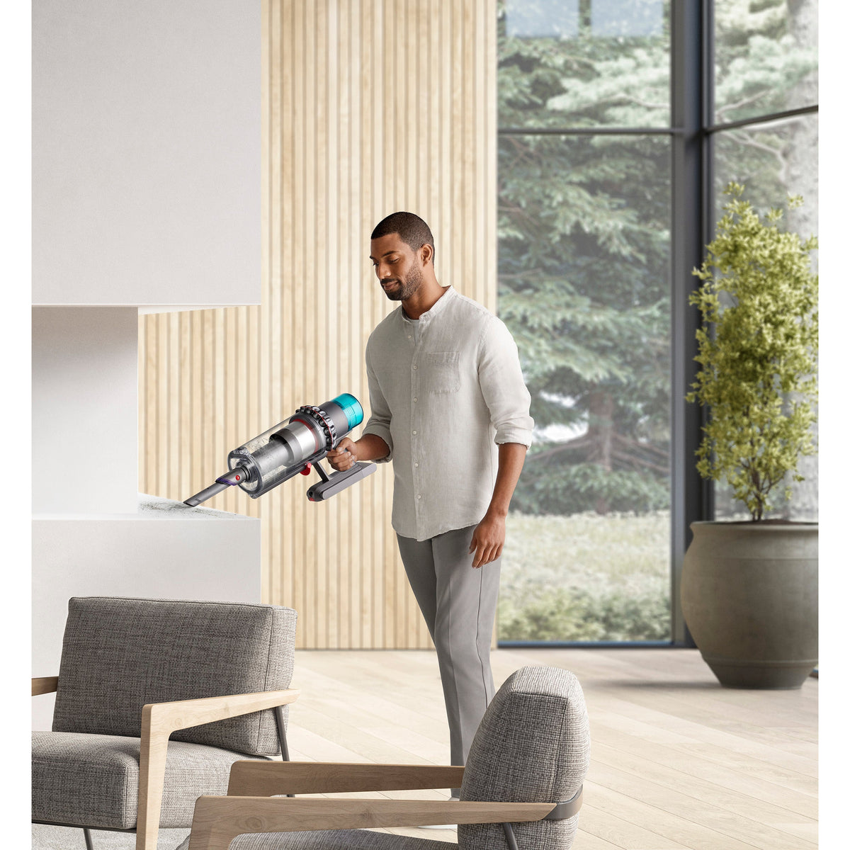 Dyson Gen 5 Detect Cordless Vacuum Cleaner - Iron/Purple | GEN5DETECT from Dyson - DID Electrical