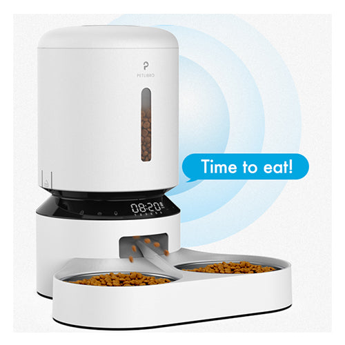 Petlibro Granary 5L Dual Food Tray Automatic Feeder - White | PL-AF006-93W from Petlibro - DID Electrical
