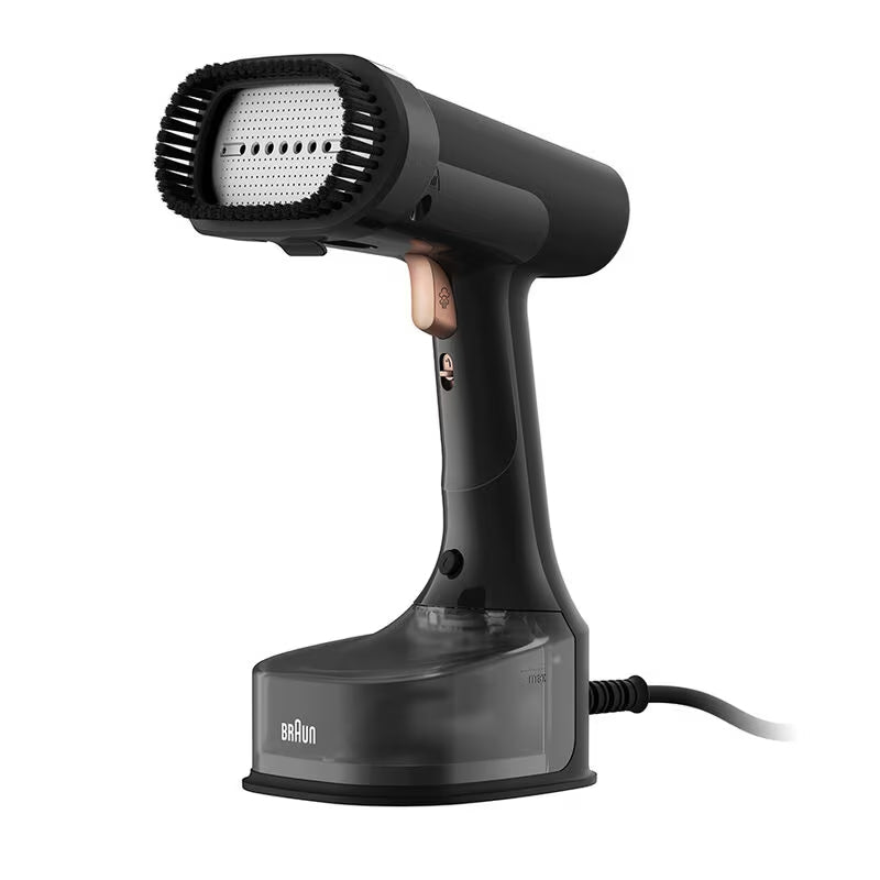 Braun QuickStyle 7 1600W Garment Steamer - Black &amp; Copper | GS7077BK from Braun - DID Electrical