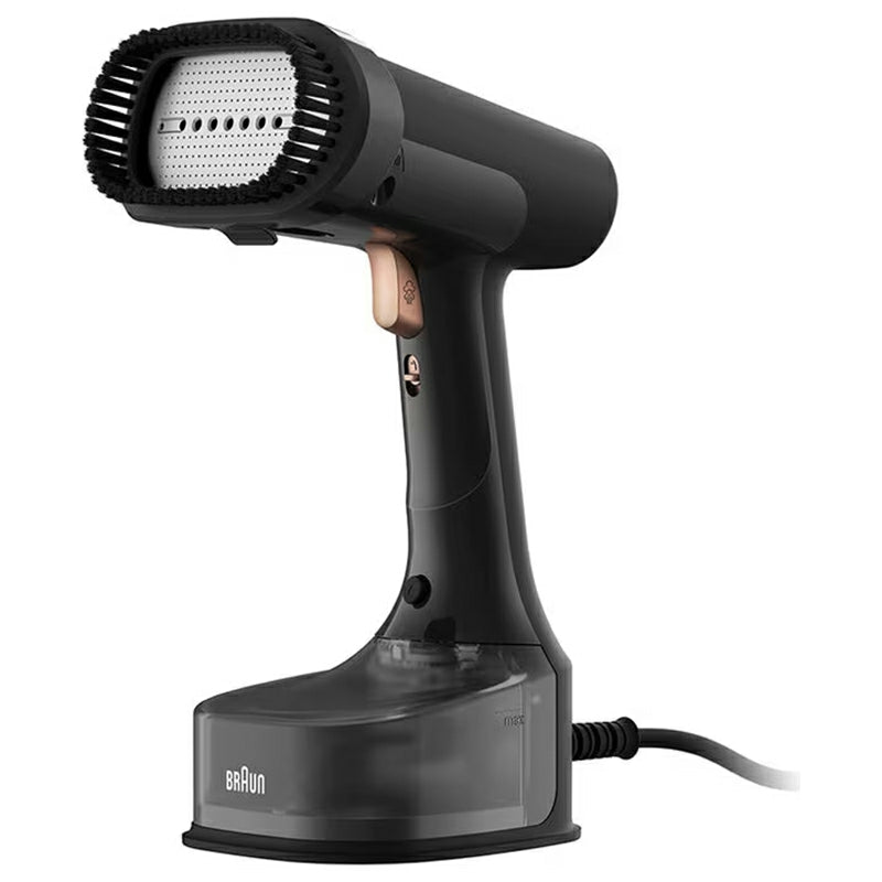 Braun QuickStyle 7 1600W Garment Steamer - Black &amp; Copper | GS7077BK from Braun - DID Electrical