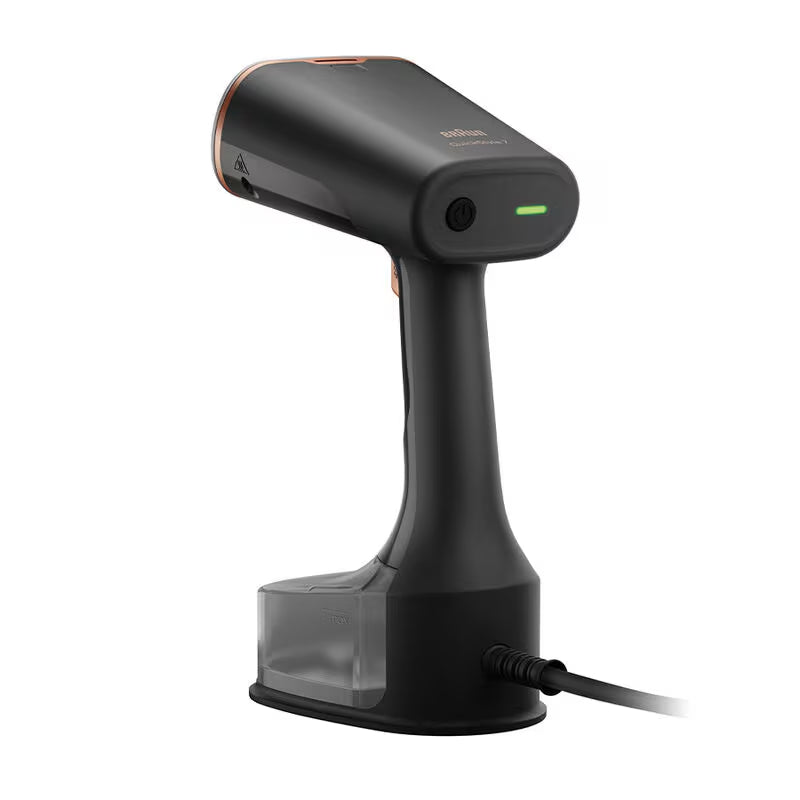 Braun QuickStyle 7 1600W Garment Steamer - Black &amp; Copper | GS7077BK from Braun - DID Electrical