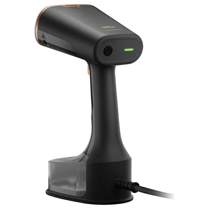 Braun QuickStyle 7 1600W Garment Steamer - Black &amp; Copper | GS7077BK from Braun - DID Electrical