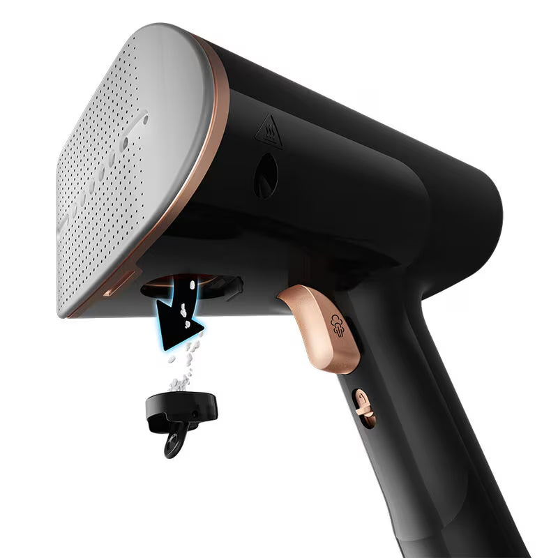 Braun QuickStyle 7 1600W Garment Steamer - Black &amp; Copper | GS7077BK from Braun - DID Electrical