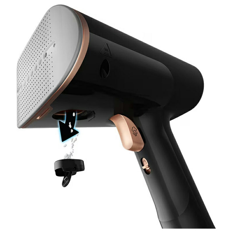 Braun QuickStyle 7 1600W Garment Steamer - Black &amp; Copper | GS7077BK from Braun - DID Electrical