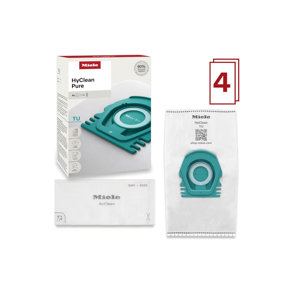 Miele HyClean Pure TU Vacuum Cleaner Bag For Guard L1 and Guard S1 Models | GUARDBAG- TU from Miele - DID Electrical